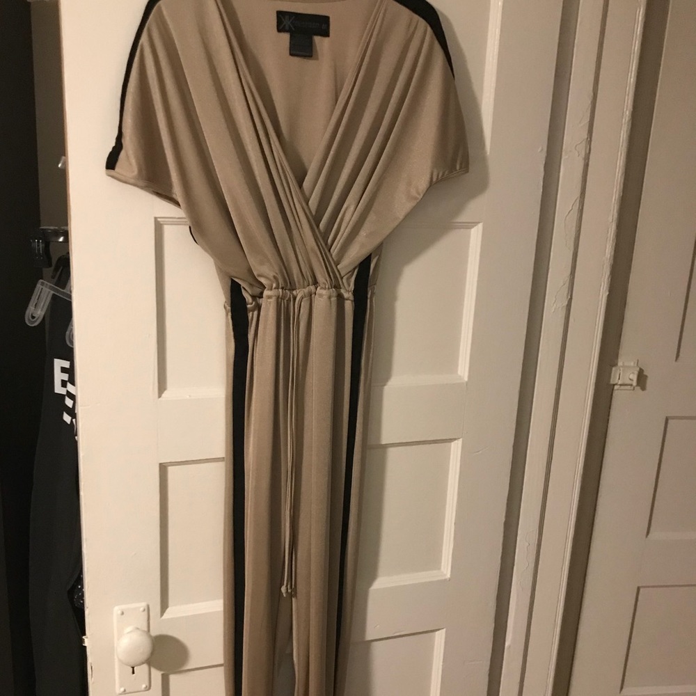 Kardashian Kollection Metallic Jumpsuit